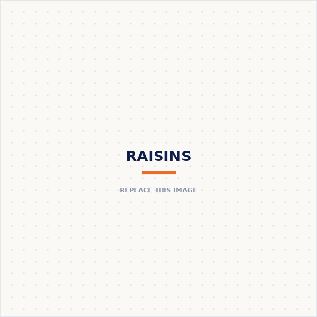 Wooden bowl filled with golden raisins